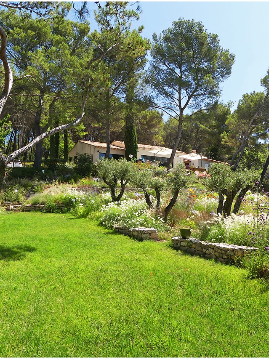 Atelier Naudier Architecte Paysagiste Concepteur Montpellier Et Aix En Provence Jardin Méditerranéen Contemporain Aménagement Jardin