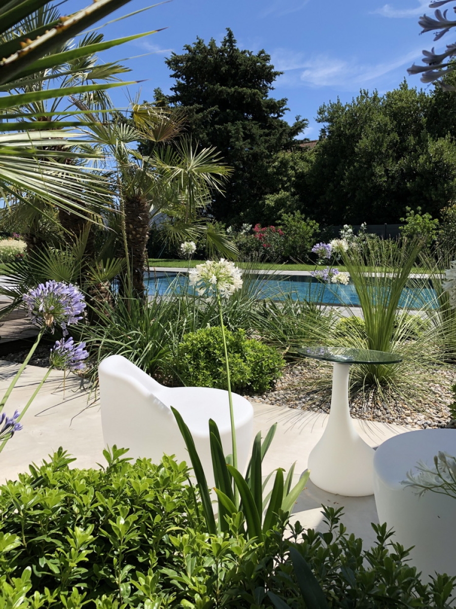 Atelier Naudier Architecte Paysagiste Concepteur Montpellier Et Aix En Provence Jardin Méditerranéen Contemporain Aménagement Jardin