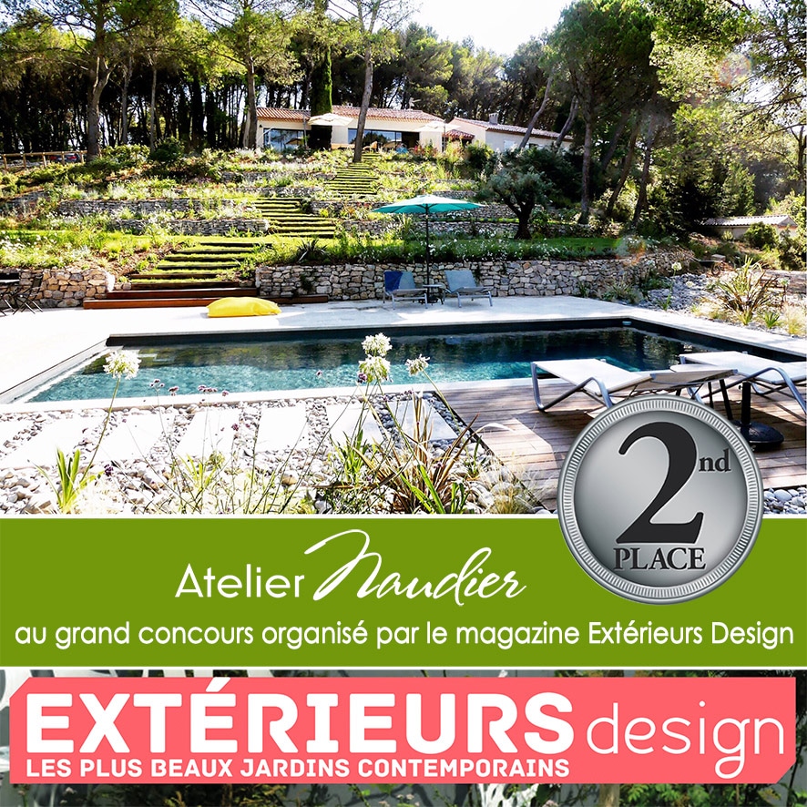 Atelier Naudier : Second du grand concours du magazine « Extérieurs Design »